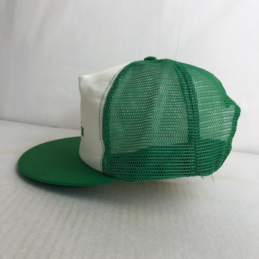 【USA製】US古着　キャップ　メッシュキャップ　トラッカーキャップ　Great　ビンテージキャップ　企業物　企業ロゴ　グリーン　緑_画像3