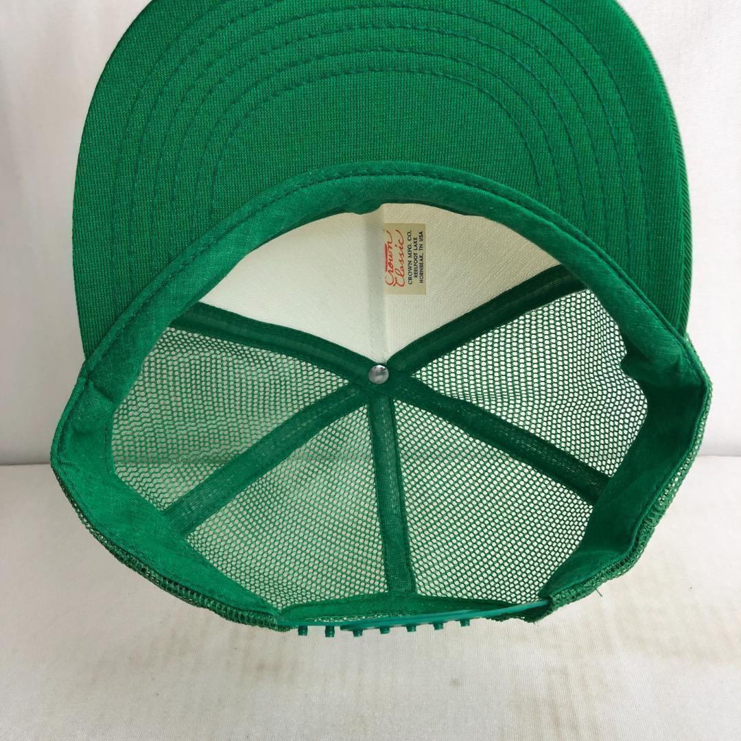 【USA製】US古着　キャップ　メッシュキャップ　トラッカーキャップ　Great　ビンテージキャップ　企業物　企業ロゴ　グリーン　緑_画像7