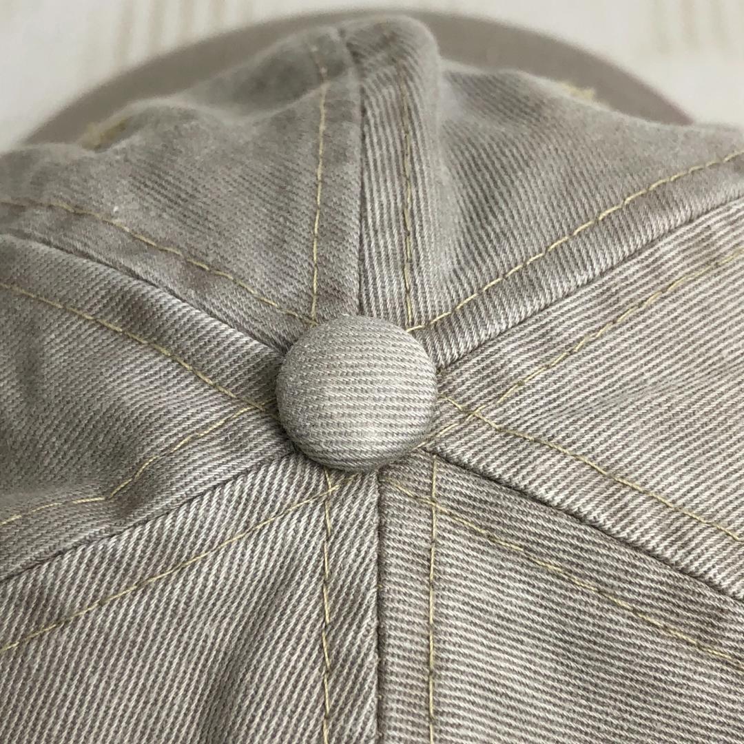 【US古着】キャップ　6パネルキャップ　刺ロゴ　OL　OLD LUTHERAN ビンテージキャップ　グレー　灰色　エンブレム_画像6