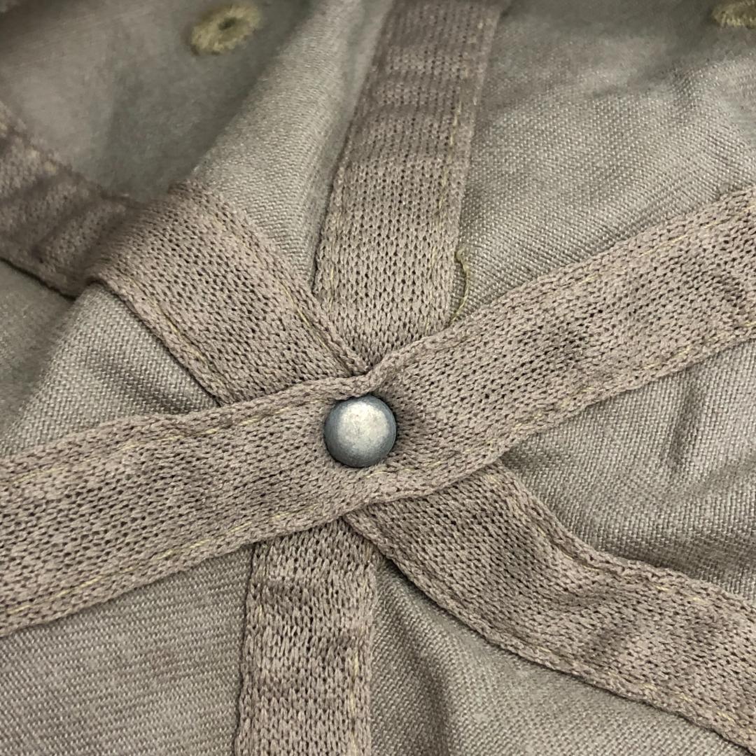 【US古着】キャップ　6パネルキャップ　刺ロゴ　OL　OLD LUTHERAN ビンテージキャップ　グレー　灰色　エンブレム_画像9