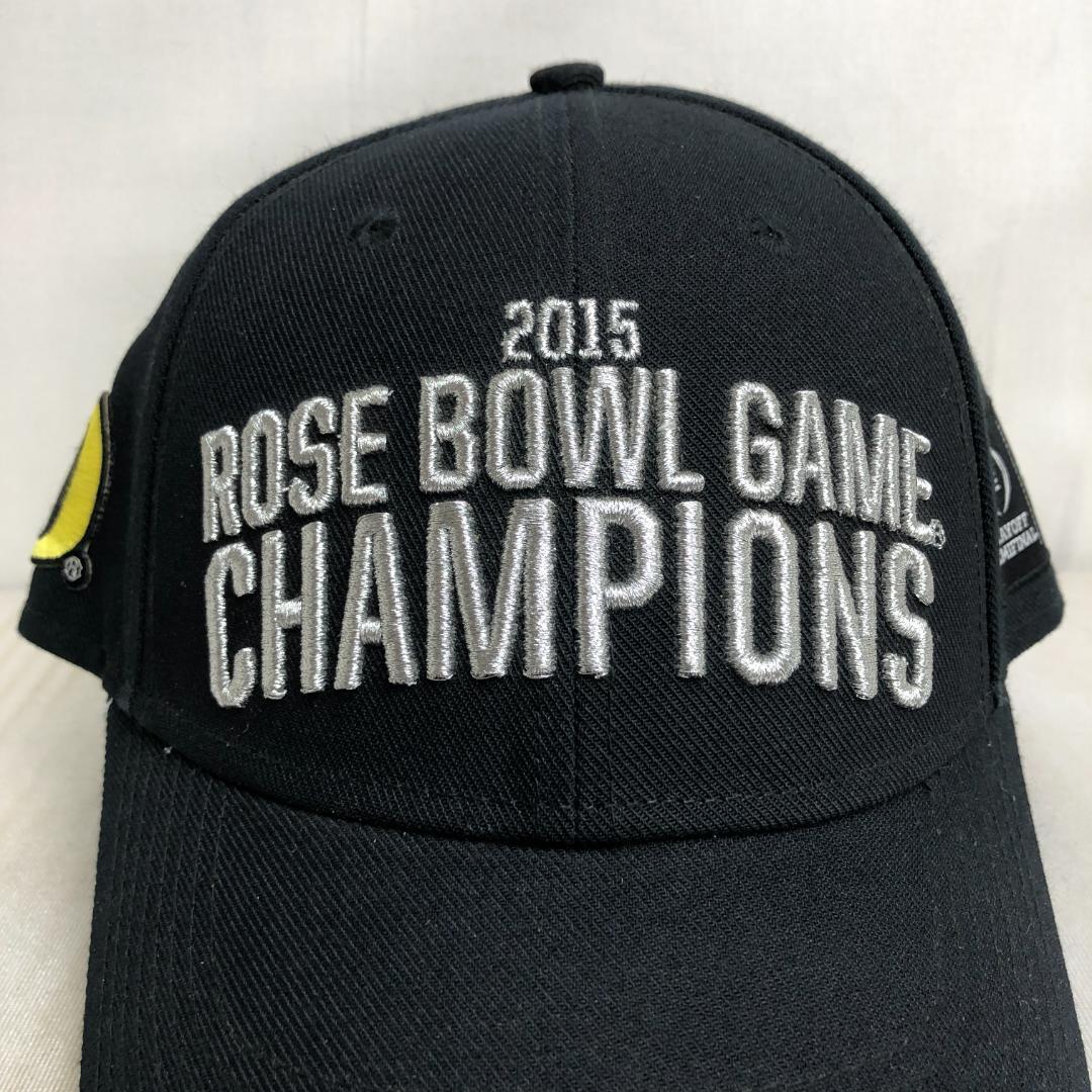【US古着】キャップ　6パネルキャップ　NIKE　ROSE BOWL GAME オレゴン大学　ペースボールキャップ　刺繍ロゴ　チームロゴ　ナイキ_画像1