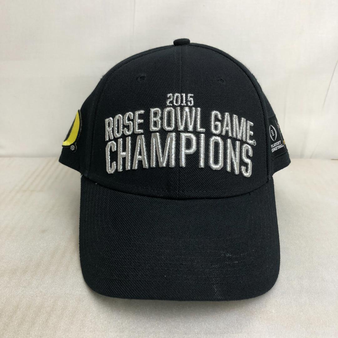 【US古着】キャップ　6パネルキャップ　NIKE　ROSE BOWL GAME オレゴン大学　ペースボールキャップ　刺繍ロゴ　チームロゴ　ナイキ_画像2