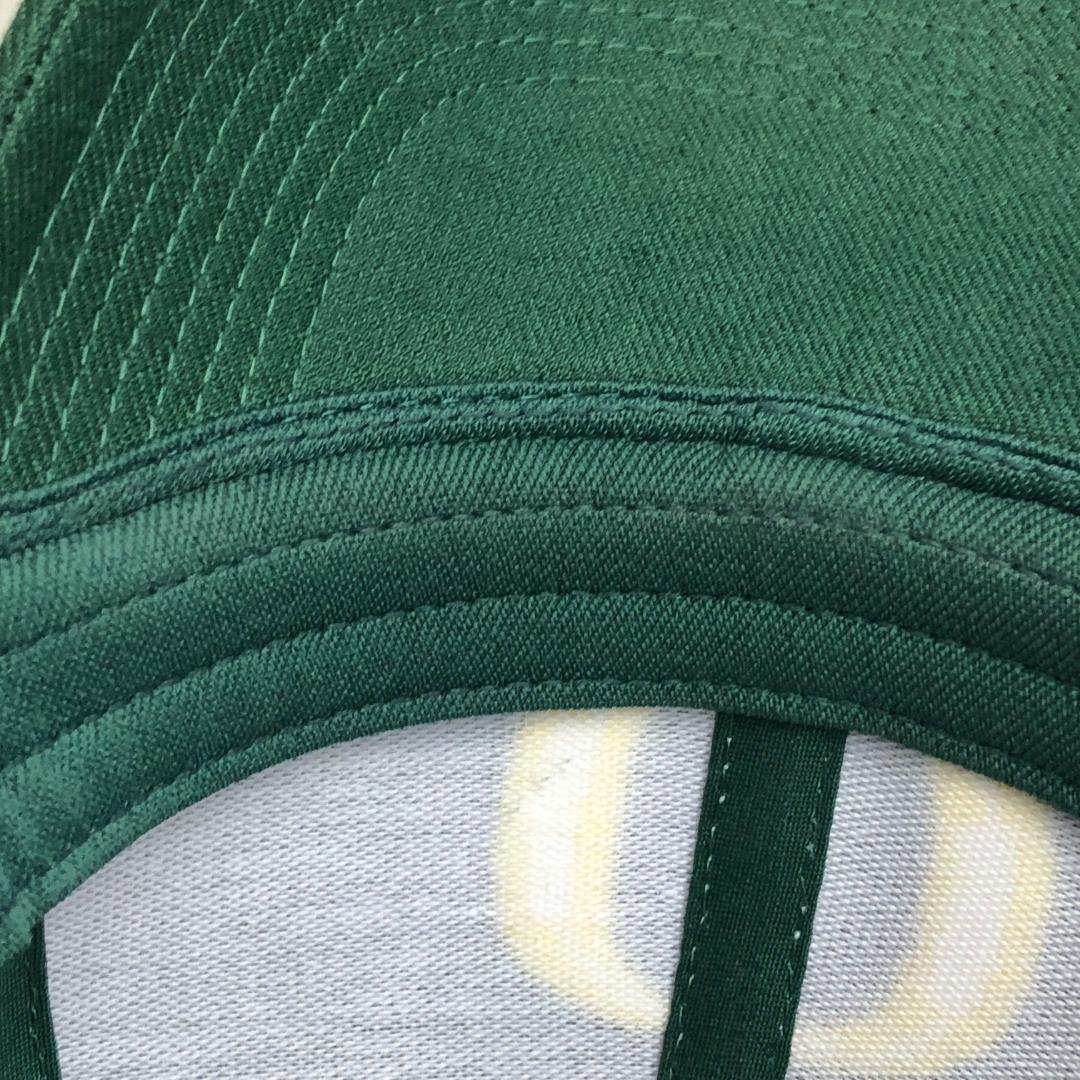 【US古着】キャップ 6パネルキャップ 刺ロゴ NIKE ナイキ オレゴンダックス グリーン 緑 イエロー 黄色 チームロゴ_画像10