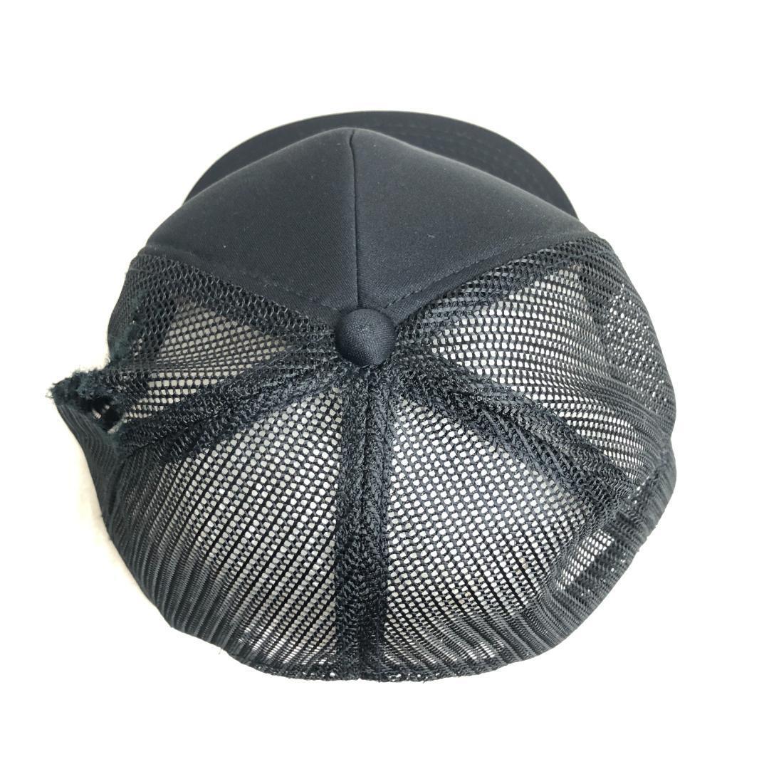 【訳あり品】US古着キャップ　メッシュキャップ　トラッカーキャップ　GENUINE ブラック 黒　ビンテージキャップ　企業ロゴ　企業物_画像6