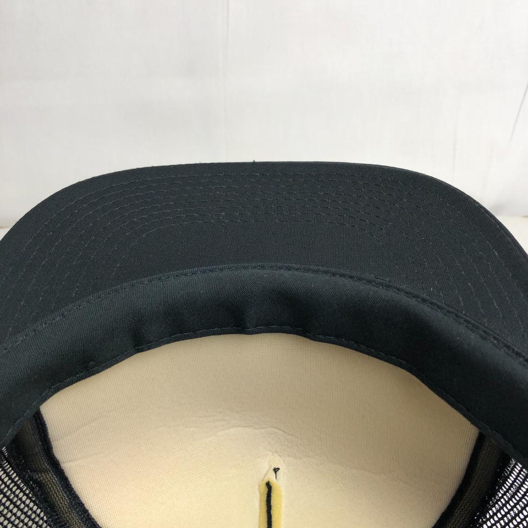 【訳あり品】US古着キャップ　メッシュキャップ　トラッカーキャップ　GENUINE ブラック 黒　ビンテージキャップ　企業ロゴ　企業物_画像8