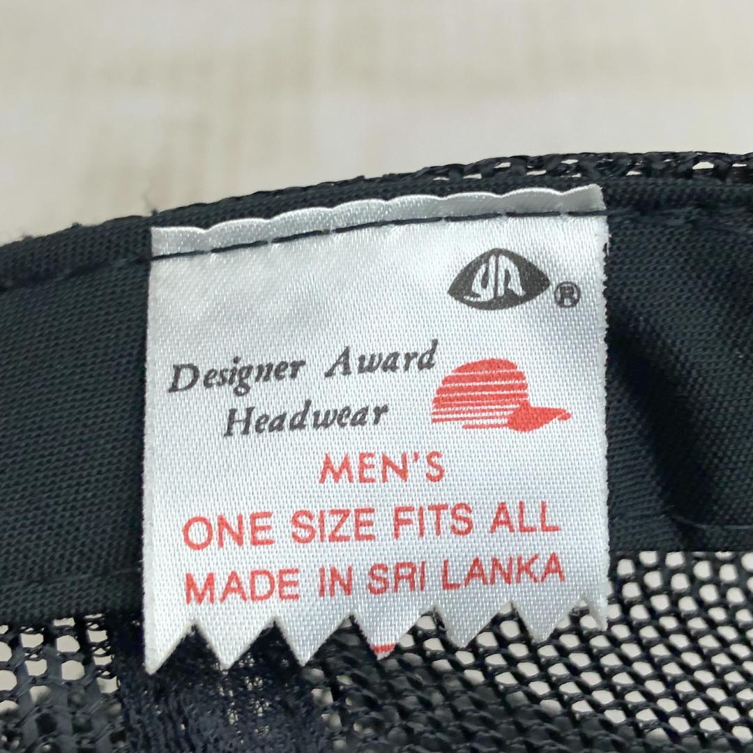 【訳あり品】US古着キャップ　メッシュキャップ　トラッカーキャップ　GENUINE ブラック 黒　ビンテージキャップ　企業ロゴ　企業物_画像9