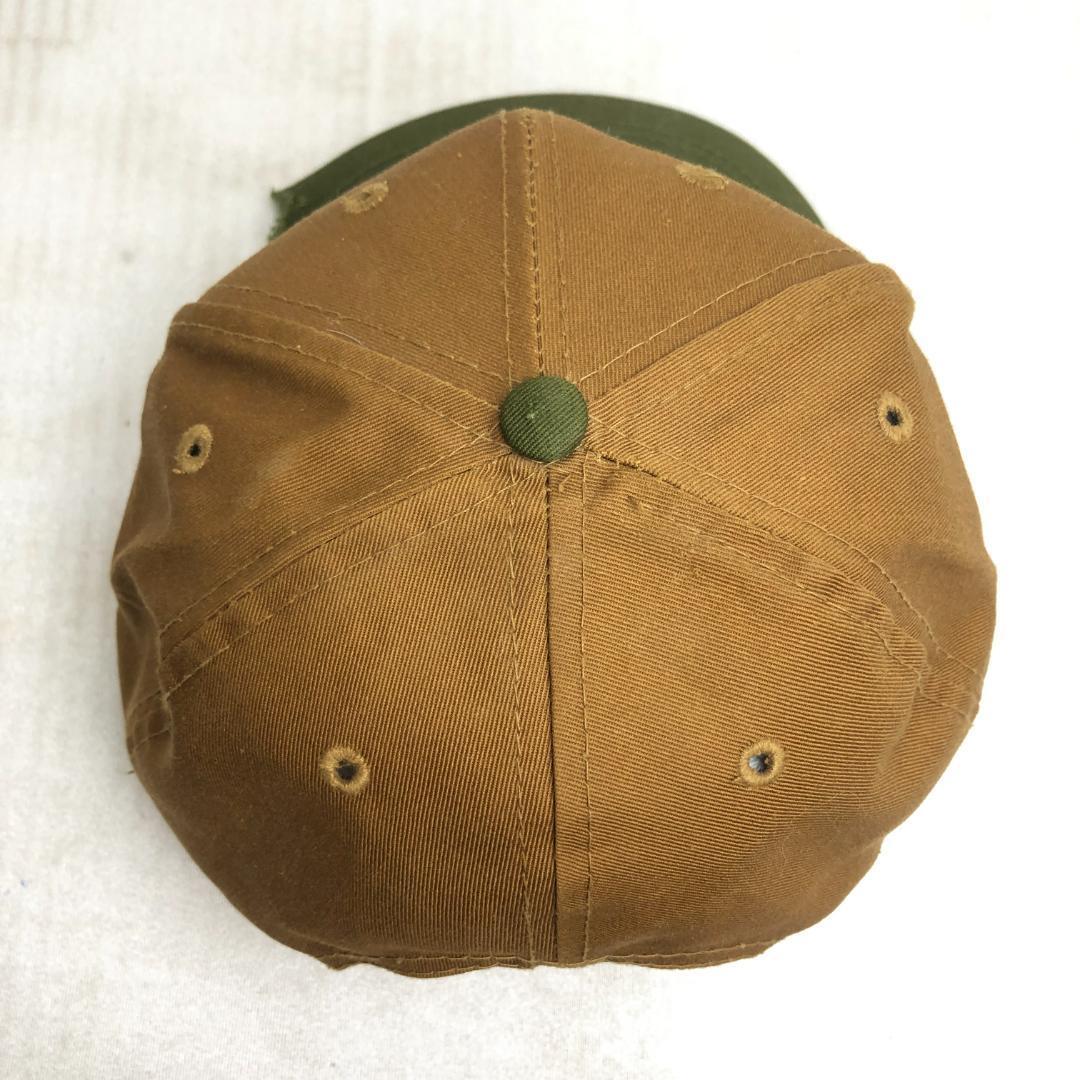 【US古着】キャップ　トラッカーキャップ　AMERICAN MECHANICAL カモ　アニマル　アウトドア　ツートンカラーキャップ　ビンテージ_画像6