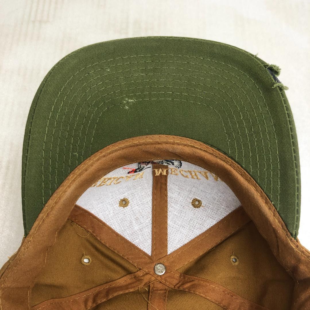 【US古着】キャップ　トラッカーキャップ　AMERICAN MECHANICAL カモ　アニマル　アウトドア　ツートンカラーキャップ　ビンテージ_画像8