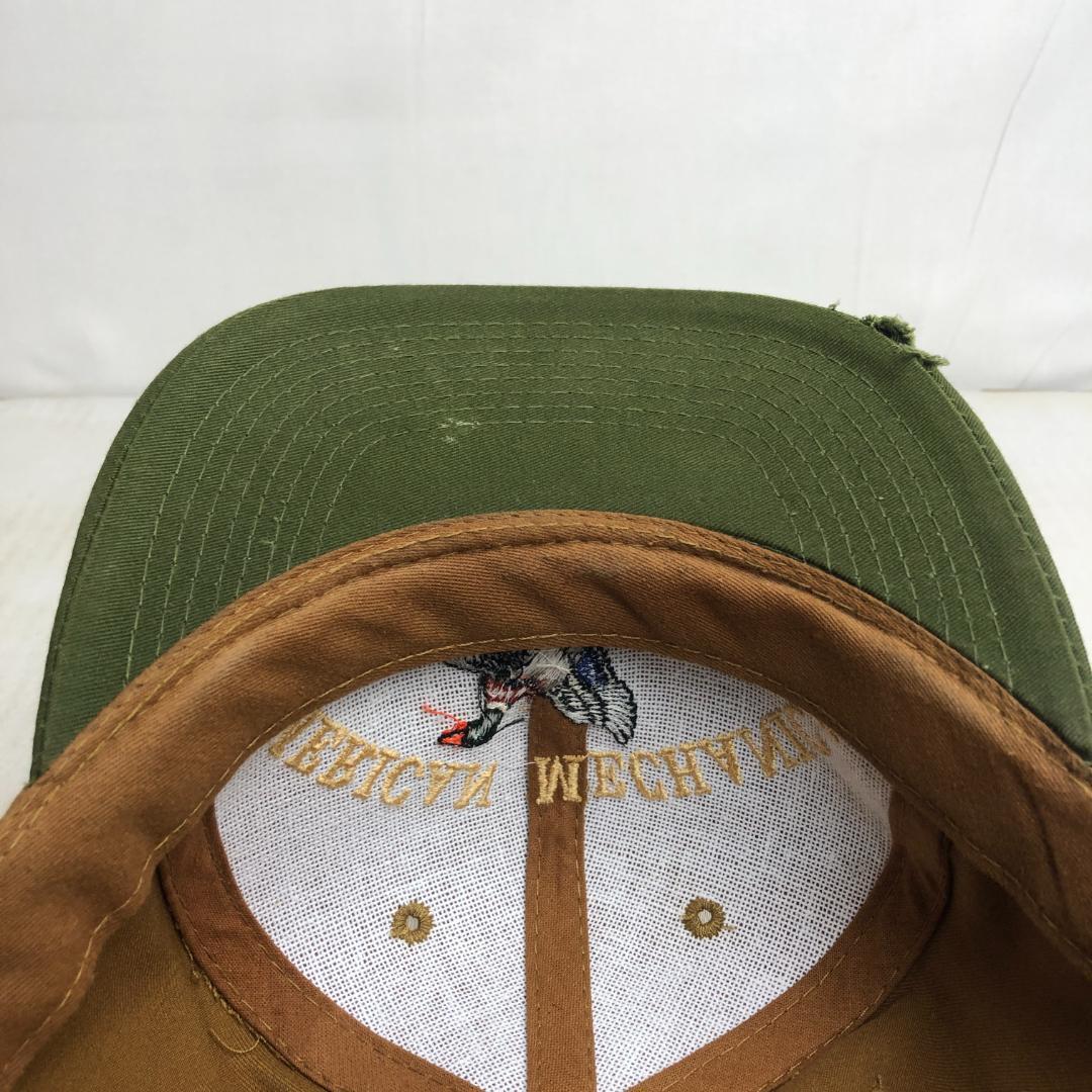 【US古着】キャップ　トラッカーキャップ　AMERICAN MECHANICAL カモ　アニマル　アウトドア　ツートンカラーキャップ　ビンテージ_画像9