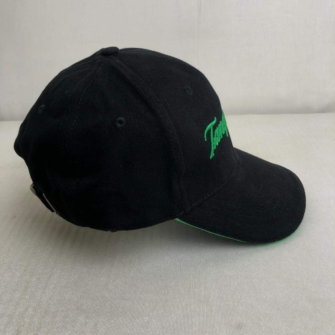 【US古着】キャップ　6パネルキャップ　刺ロゴ　Tanqueray　ブラック　黒　企業ロゴ　ビンテージキャップ_画像4