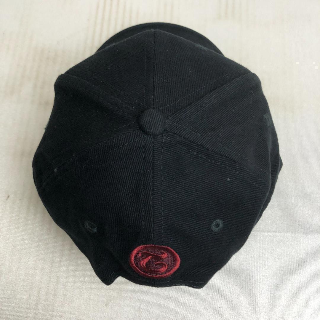 【US古着】キャップ　6パネルキャップ　刺ロゴ　Tanqueray　ブラック　黒　企業ロゴ　ビンテージキャップ_画像6