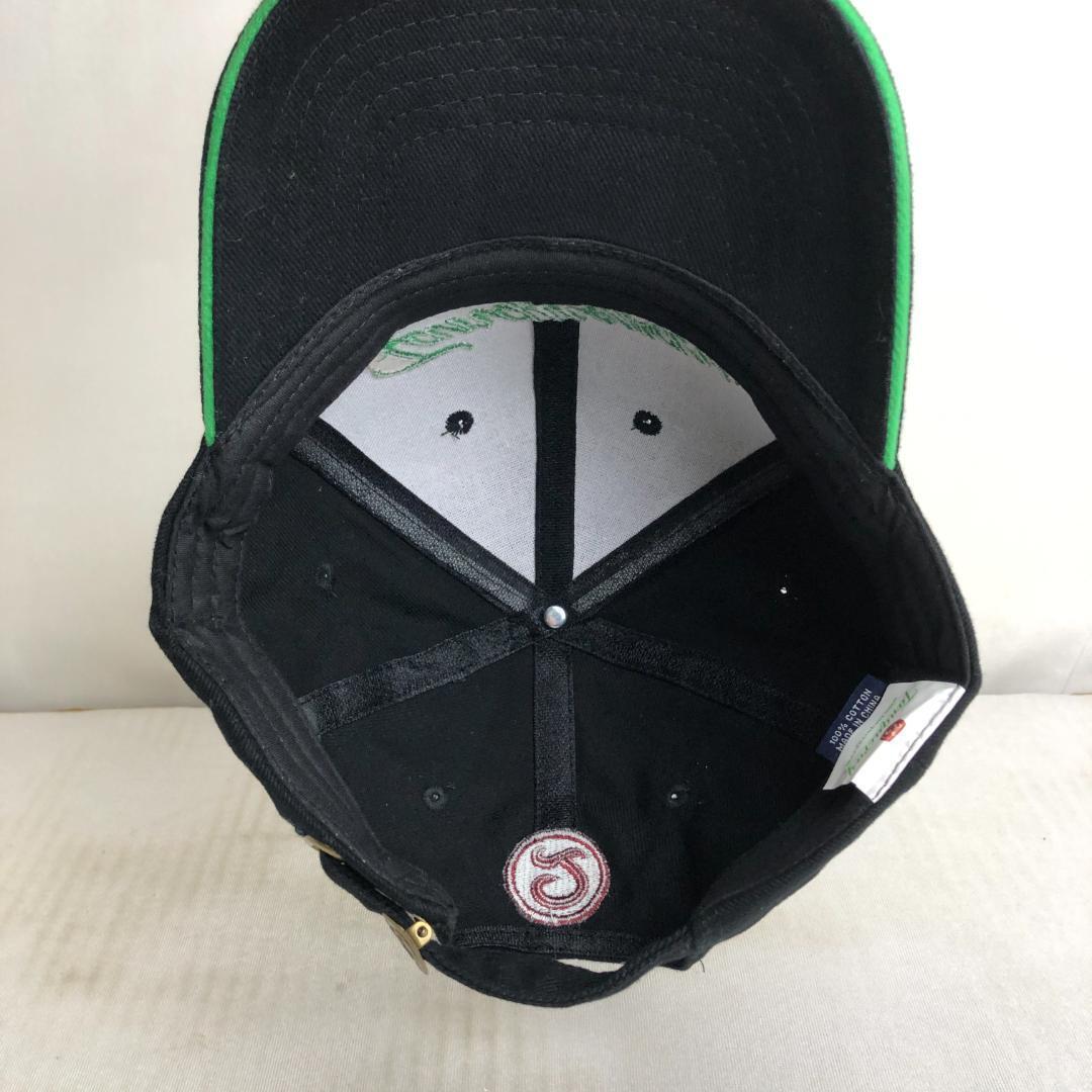 【US古着】キャップ　6パネルキャップ　刺ロゴ　Tanqueray　ブラック　黒　企業ロゴ　ビンテージキャップ_画像7