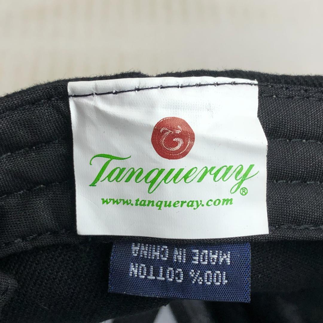 【US古着】キャップ　6パネルキャップ　刺ロゴ　Tanqueray　ブラック　黒　企業ロゴ　ビンテージキャップ_画像10