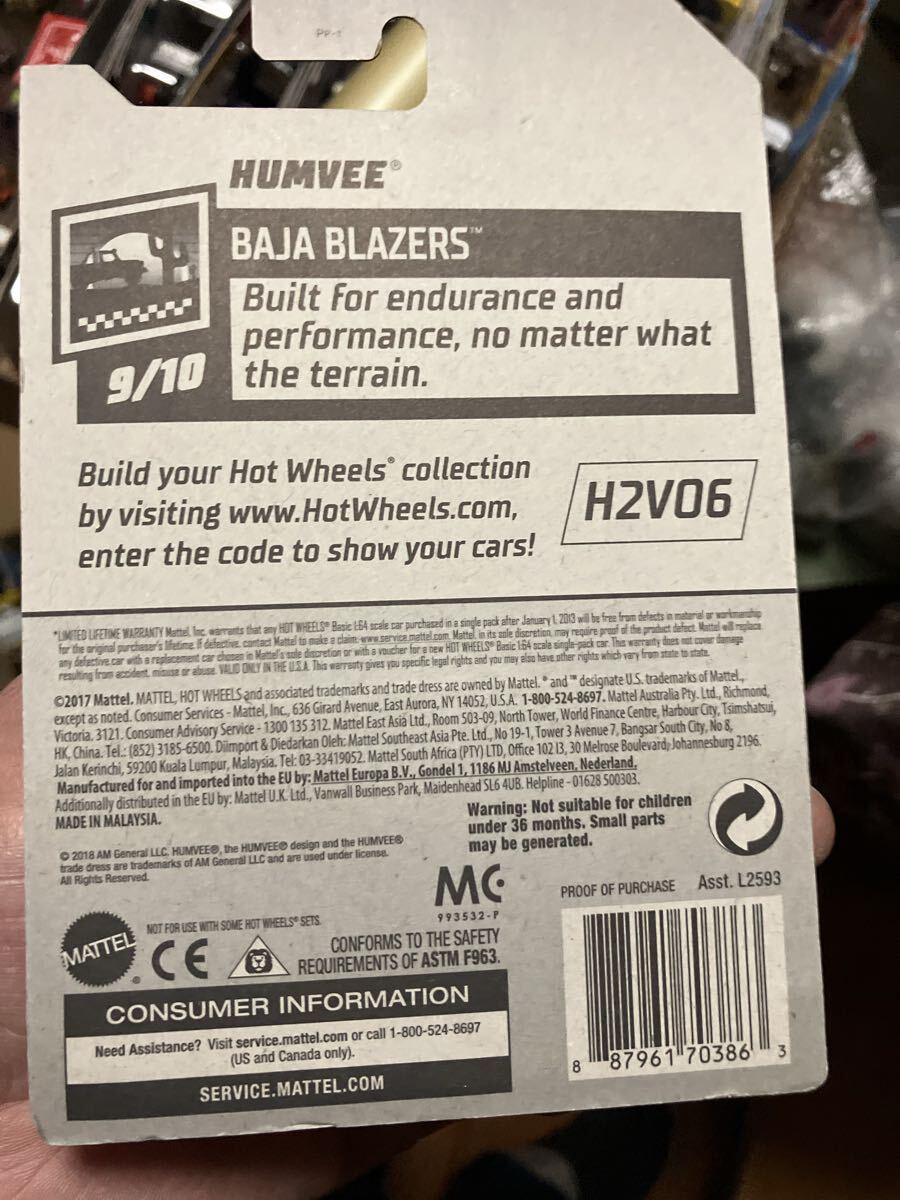 ホットウィール Hot Wheels HOTWHEELS ハマー_画像2