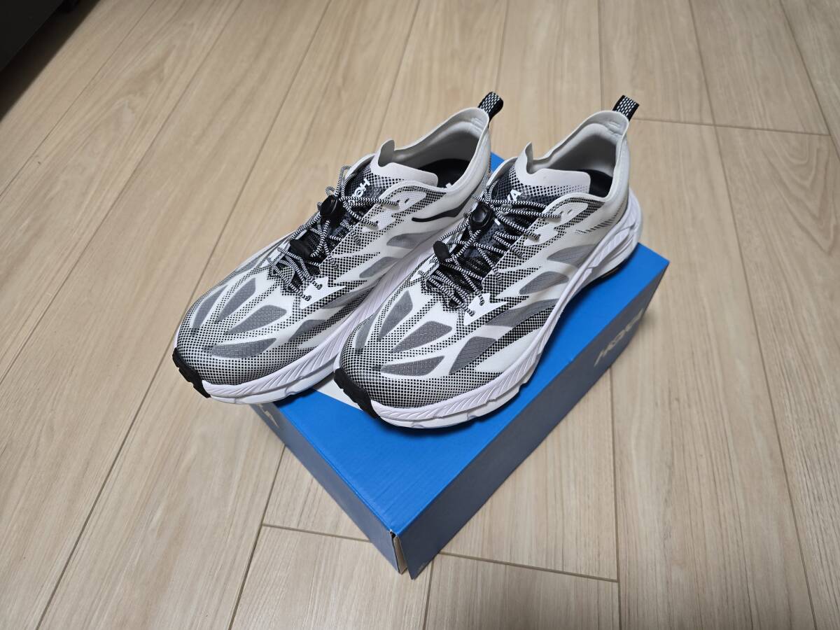 2025 год 9 месяц покупка один раз только использование очень красивый товар HOKA ONE ONE ho kao Neo neMAFATE SPEED 4 LITE TS белый серый US10 28