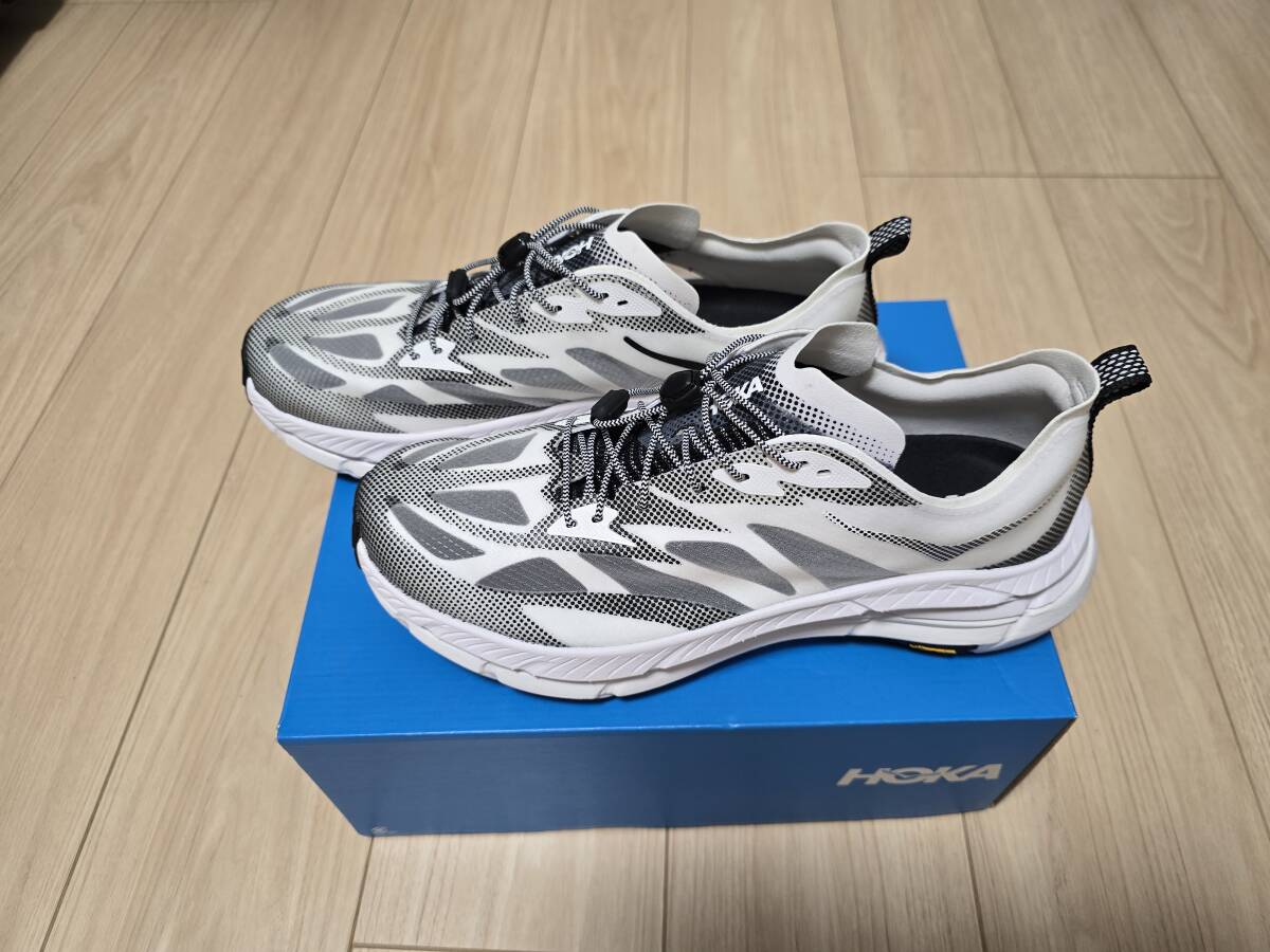 2025 год 9 месяц покупка один раз только использование очень красивый товар HOKA ONE ONE ho kao Neo neMAFATE SPEED 4 LITE TS белый серый US10 28