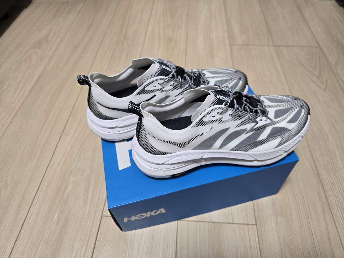 2025 год 9 месяц покупка один раз только использование очень красивый товар HOKA ONE ONE ho kao Neo neMAFATE SPEED 4 LITE TS белый серый US10 28