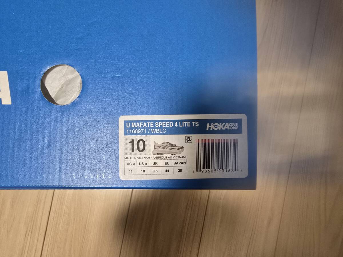 2025 год 9 месяц покупка один раз только использование очень красивый товар HOKA ONE ONE ho kao Neo neMAFATE SPEED 4 LITE TS белый серый US10 28