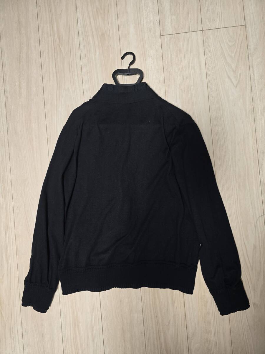 今期新品 タグ付 sacai サカイ Cotton Cashmere Knit Cardigan コットンカシミヤ ニット カーディガン 黒 ブラック 4 XL 2025年10月購入_画像7
