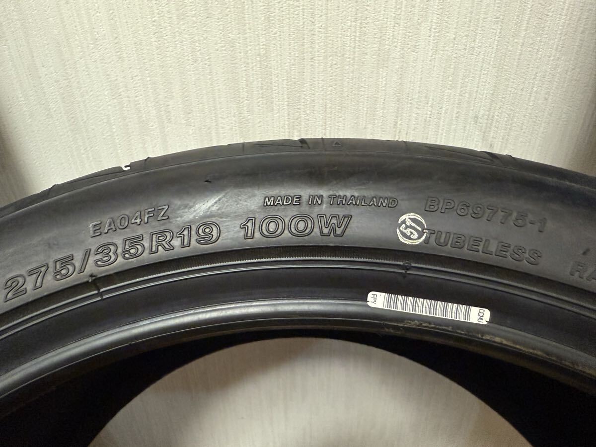 2024年製 新品 未使用ブリヂストン 275/35R19 100W ポテンザ アドレナリン RE004　2本セット_画像5