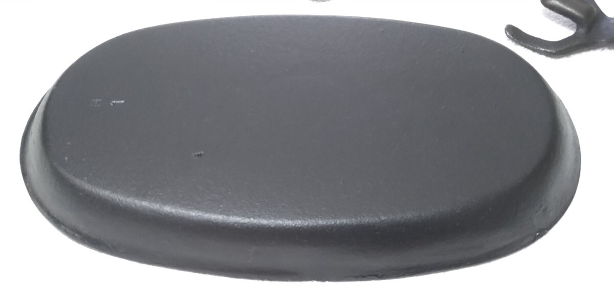 ジンギス印 ステーキ皿 3組 鉄皿 木台_画像4