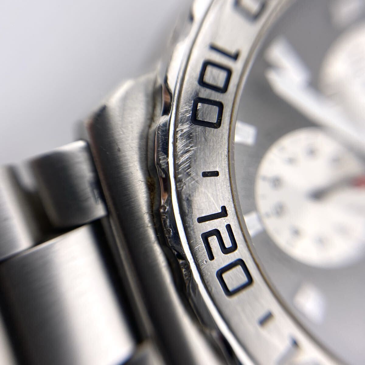 【不動品】TAG Heuer タグホイヤー フォーミュラ1 インディ500 クロノグラフ メンズ 腕時計 ステンレススチール CAU1113 BA0858 クォーツ_画像10