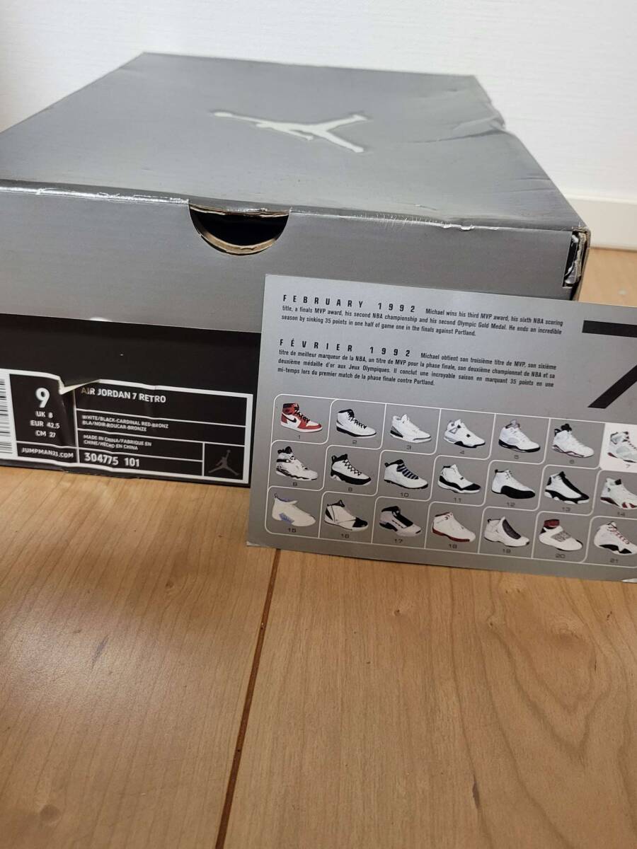 NIKE воздушный Jordan AJ7 RETRO[CARDINAL] Cardinal DUNK SB Nike сила Dunk air max zoom 