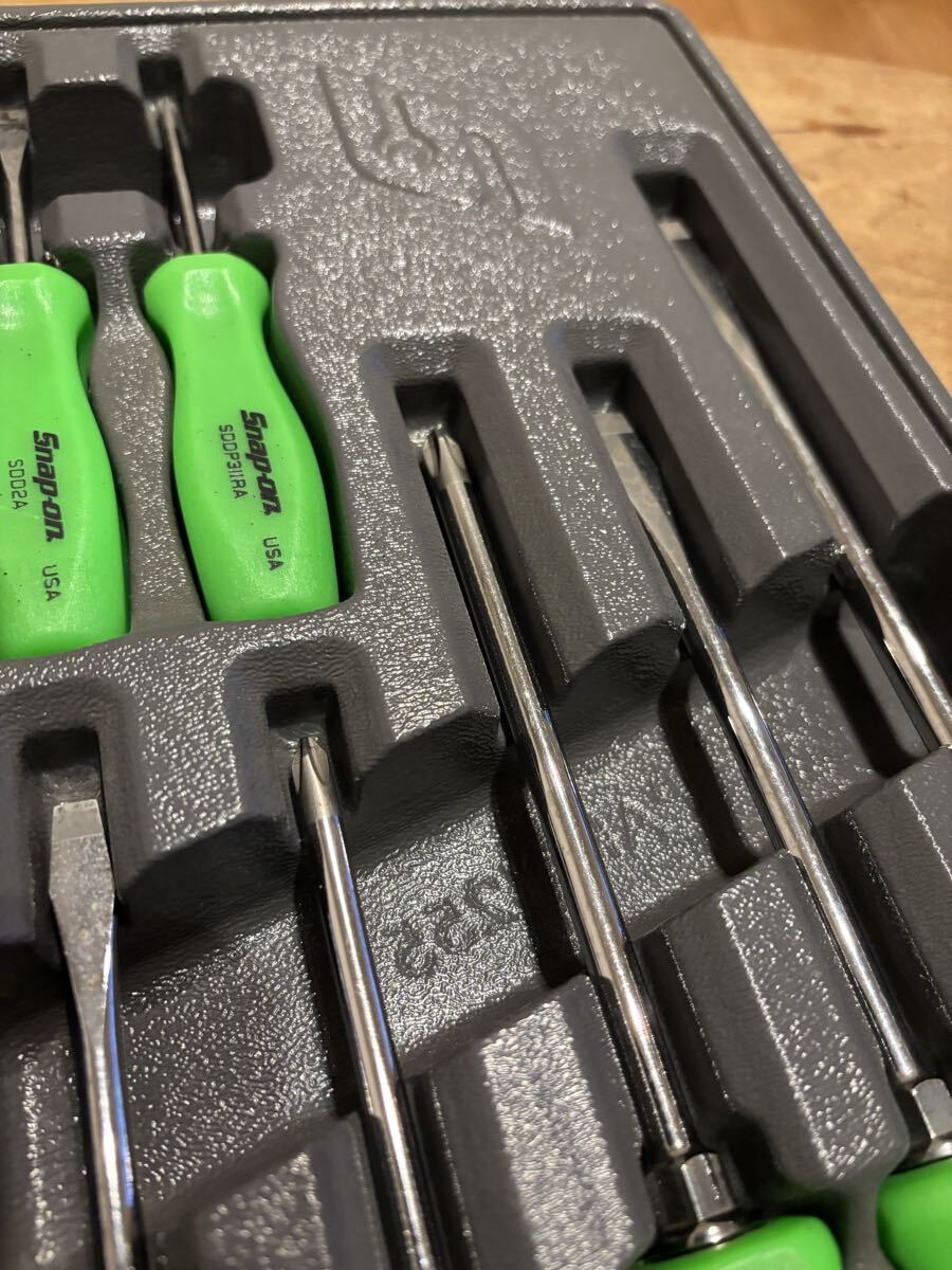 スナップオン Snap-on ドライバーセット 旧グリップ グリーン_画像3