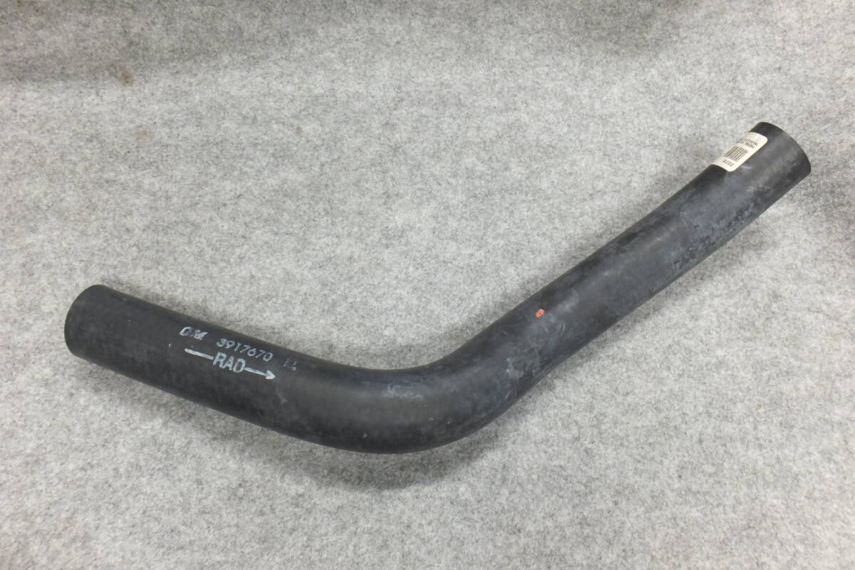 1968 Corvette верхний радиатор шланг rest рацион детали GM печать знак AT 327 Corvette Radiator Hose Upper 327 GM# 3917670 H13