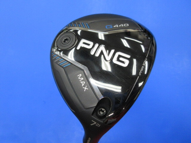 中古良品 ピン◆G440 MAX #7w(21度) PING TOUR 2.0 CHROME 75(S) お買い得_画像1