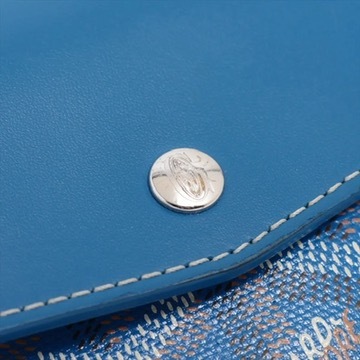 稀少◇GOYARD ゴヤール SAN GABRIEL サンガブリエル ウォレット 財布 三つ折り ブルー カードケース コインケース ユニセックス_画像5