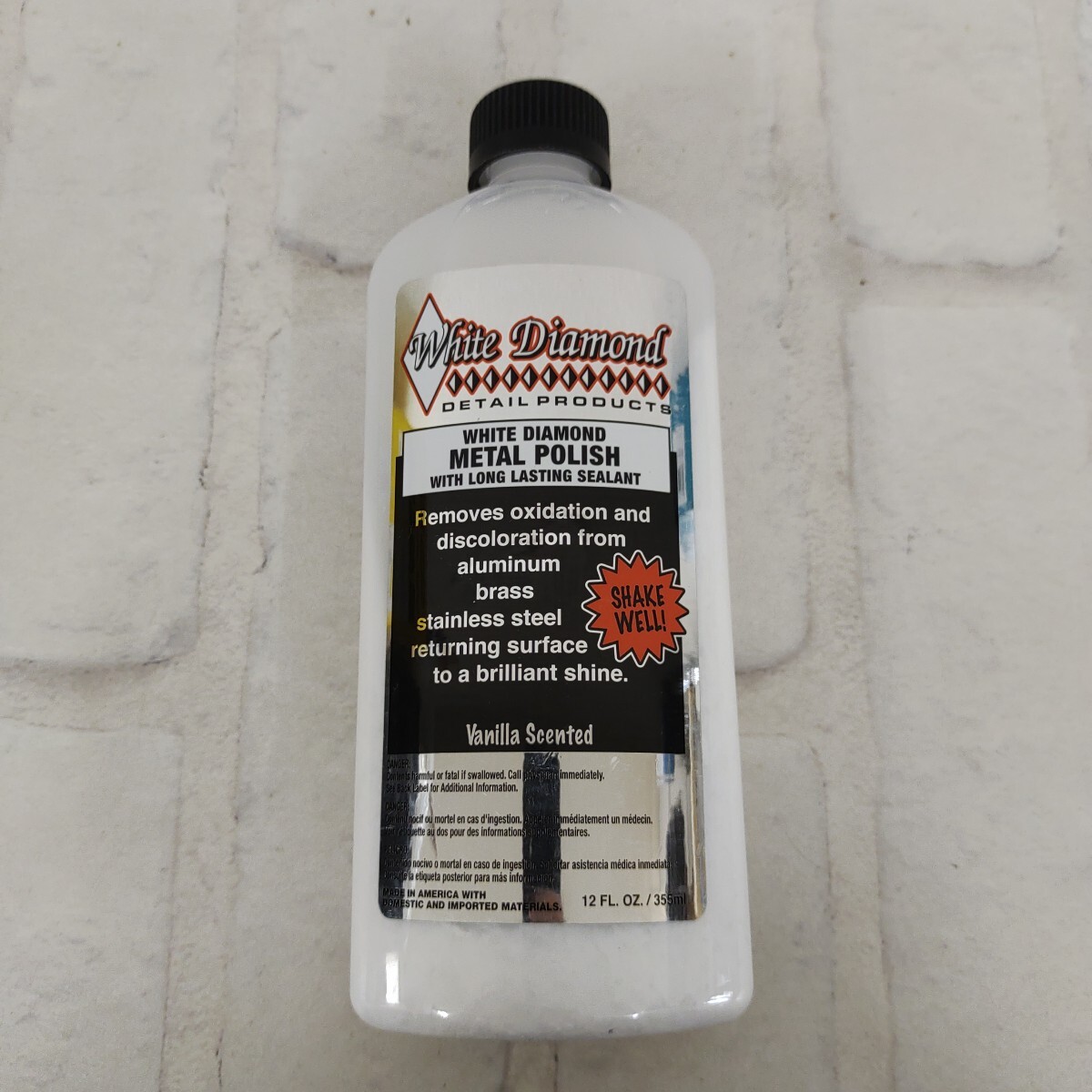 711g1302 シュルツ ラボラトリーズ Schultz Laboratories ホワイトダイヤモンド メタルポリッシュ 355ml 艶出し 研磨剤 日本語ラベル貼付_画像1