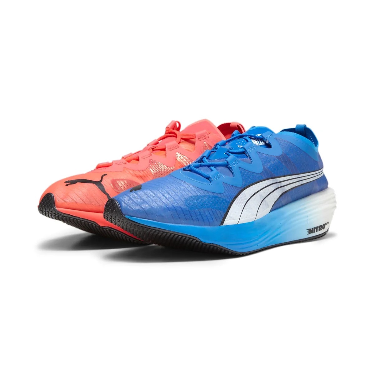 プーマ 25.5cm ファストフォワード ニトロ エリート 税込定価31900円 ブルー レッド PUMA FAST-FWD NITRO ELITE ランニング スニーカー_画像1