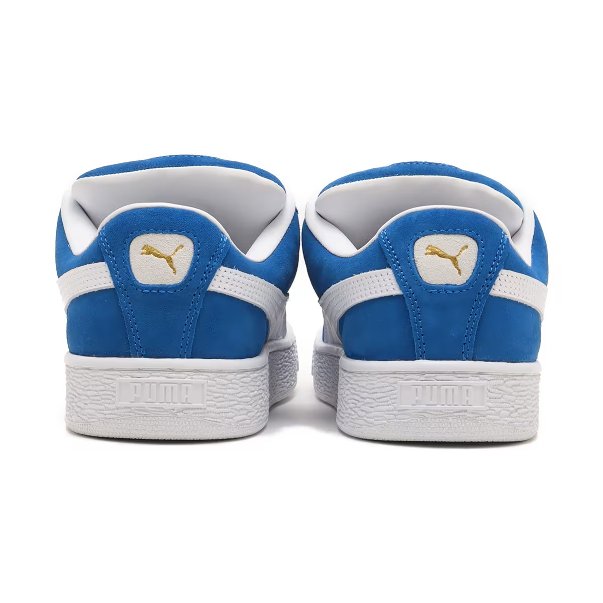 プーマ スウェード エックスエル 23cm 税込定価13200円 ブルー ホワイト PUMA SUEDE XL スエード スニーカー 青 白 天然皮革 ①_画像3