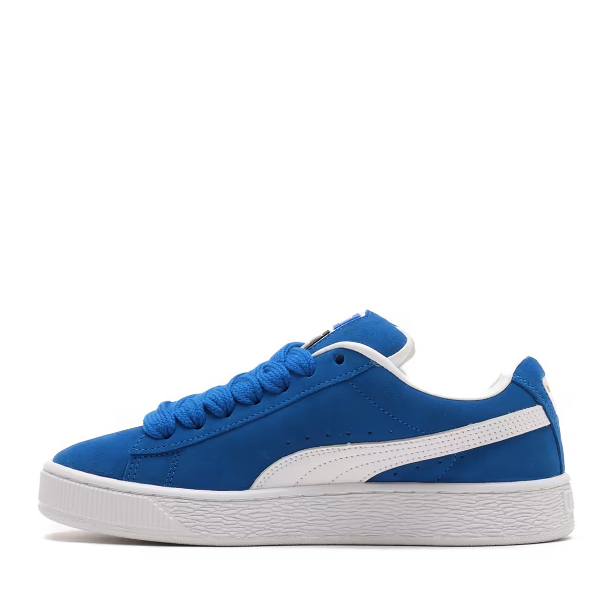 プーマ スウェード エックスエル 23cm 税込定価13200円 ブルー ホワイト PUMA SUEDE XL スエード スニーカー 青 白 天然皮革 ①_画像5