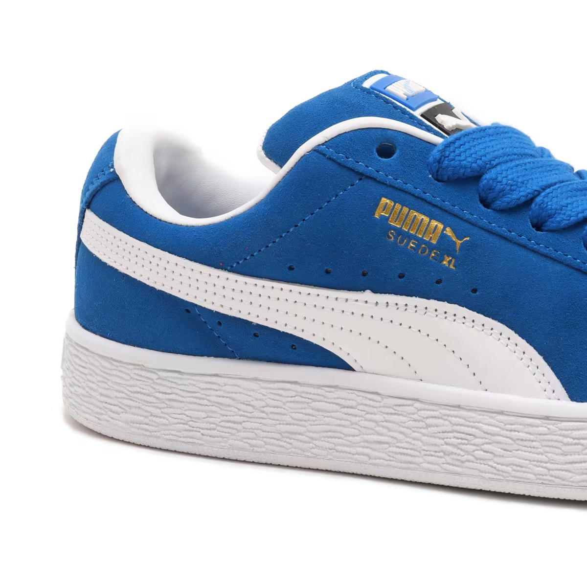 プーマ スウェード エックスエル 23cm 税込定価13200円 ブルー ホワイト PUMA SUEDE XL スエード スニーカー 青 白 天然皮革 ①_画像7
