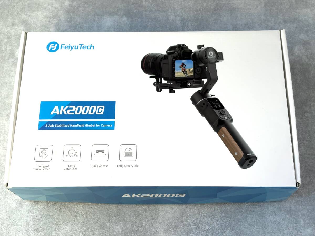 FeiyuTech ★AK2000C 一眼レフ/ミラーレス対応ジンバル 耐荷重2.2kg タッチディスプレイ SONY/Fujifilm/Canon/Nikon/Panasonic対応 ★_画像1