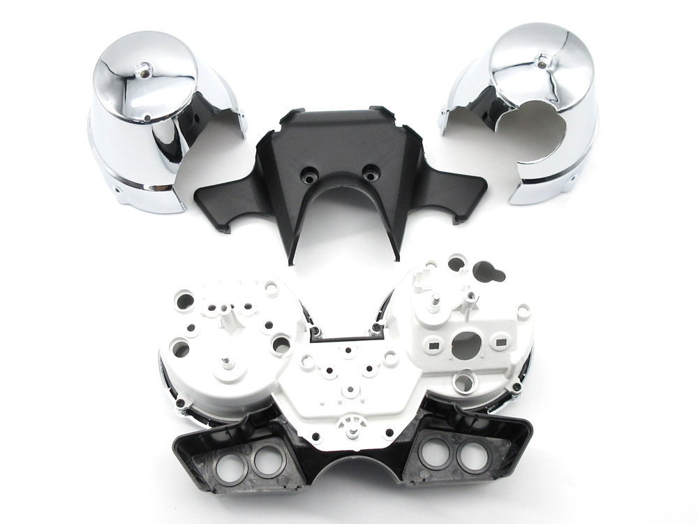 ヤマハ純正互換タイプ メーターケースセット◆新品 メーターカバー スピードメーター '95-'97 XJR400 XJR400R 4HM3 4HM4 4HM6 4HM7_画像6