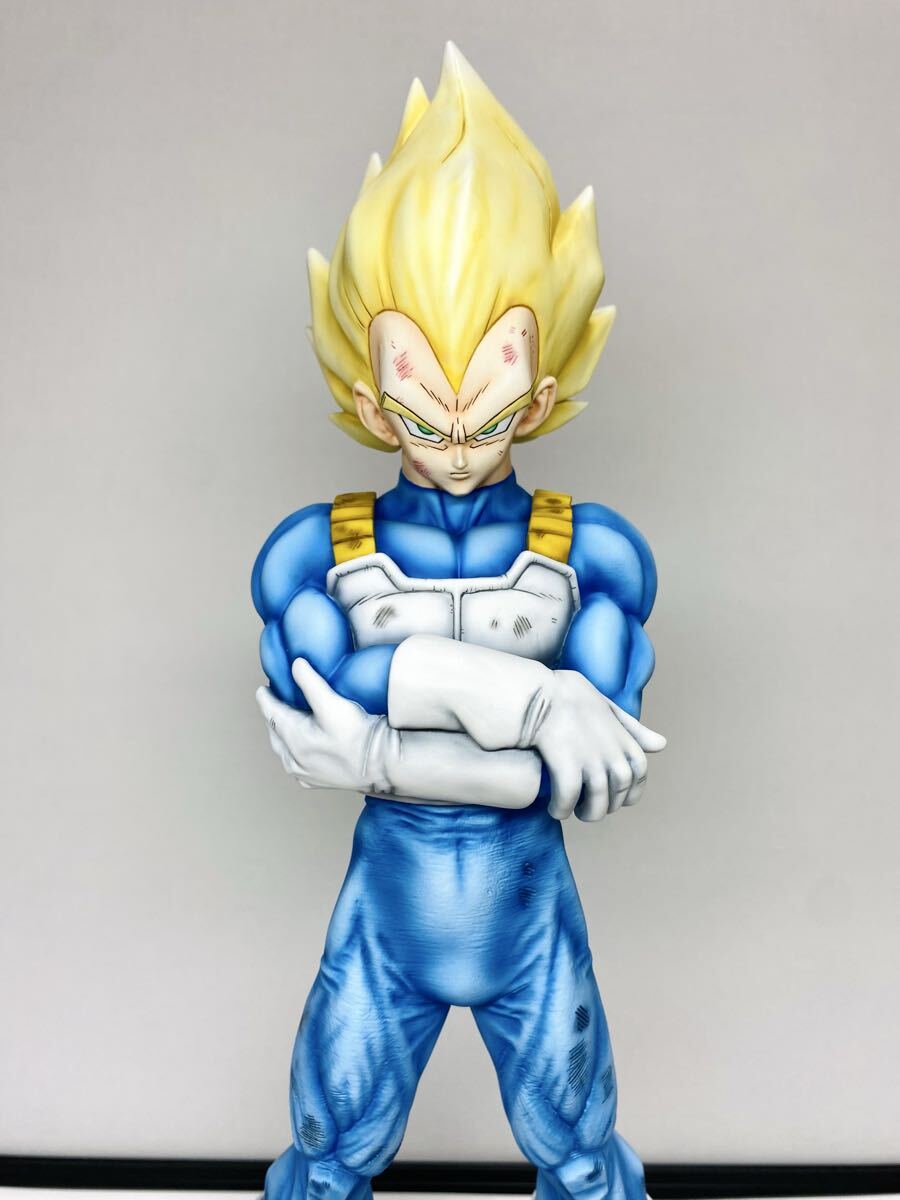 ドラゴンボール 超サイヤ人 ベジータ SMSP リペイント フィギュア 鳥山明 一番くじ 漫画 dragon ball figure repaint vegeta_画像3