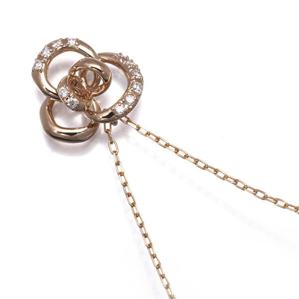  Vendome колье diamond бриллиант 0.10ct K18PG BLJ/GENJ