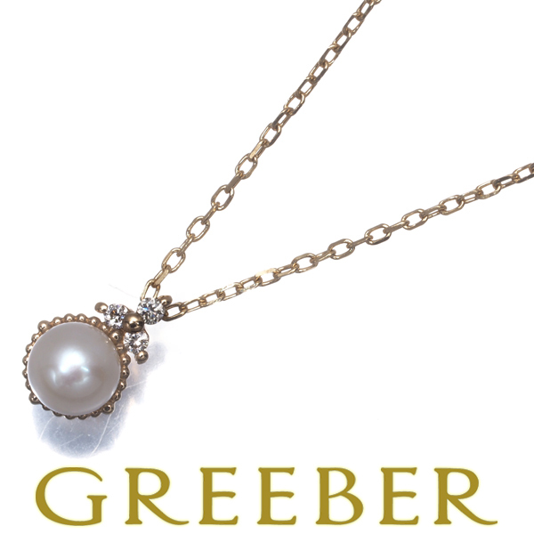  Vendome колье жемчуг жемчуг 4.4mm diamond бриллиант K10YG BLJ/GENJ