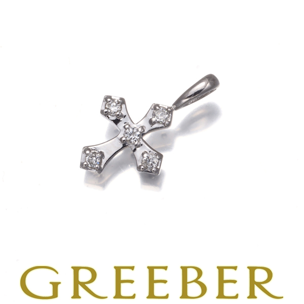  Vendome подвеска с цепью diamond бриллиант Cross K10WG BLJ/GENJ