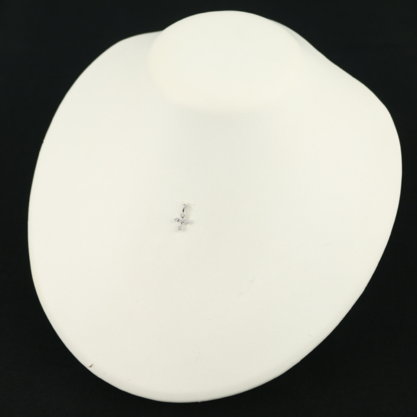  Vendome подвеска с цепью diamond бриллиант Cross K10WG BLJ/GENJ