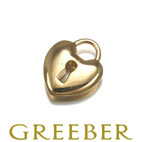 ティファニー ペンダントトップ ハートロック K18YG BLJ_画像1