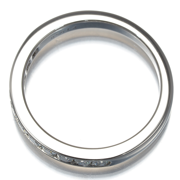 ティファニー リング ダイヤ ダイヤモンド ウェディングバンド チャネルセッティング ハーフ 3mm 12.5号 Pt950 指輪 BLJ_画像3