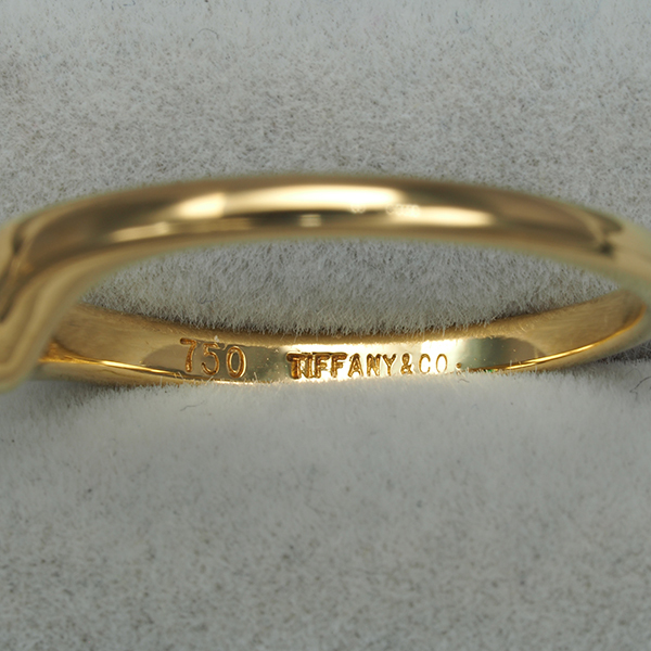 ティファニー リング エメラルド 10号 K18YG 指輪 BLJ_画像4