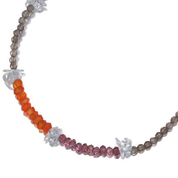 スタージュエリー ブレスレット ホワイトトパーズ スモーキークォーツ トルマリン K10YG/シルバー 925 BLJ/GENJ 大幅値下げ品_画像2