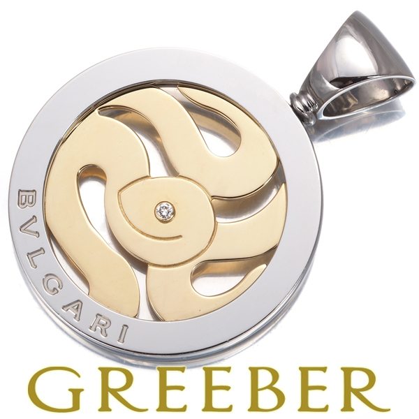  BVLGARY подвеска с цепью diamond бриллиант тонн do Sune -k животное K18YG/SS BLJ