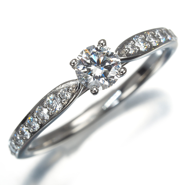 ティファニー リング ダイヤ ダイヤモンド 0.30ct ハーモニー ソリティア 12号 Pt950 指輪 BLJ_画像2