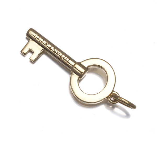 ティファニー ペンダントトップ モダンキー オープンラウンド チャーム K18YG BLJ_画像2